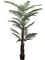 8ft Areca Palm Tree - 837 Silk Leaves, Black Pot, Indoor Decor, Perfect for Homes, Offices, and Lobbies - Year-Round Tropical Accent, Floral Home by Artificial Flowers